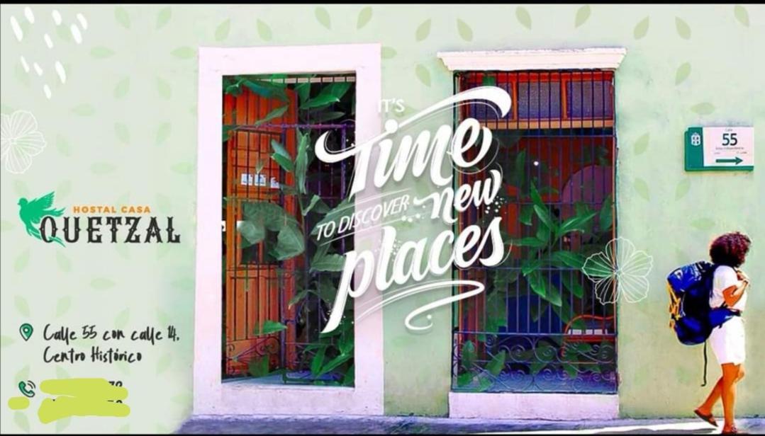 Hostel Casa Quetzal Кампече Екстериор снимка
